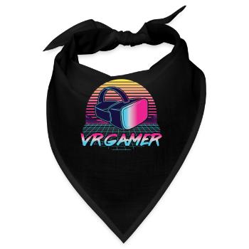 Virtual Reality VR Geschenk - Bandana - Schwarz - Vorne