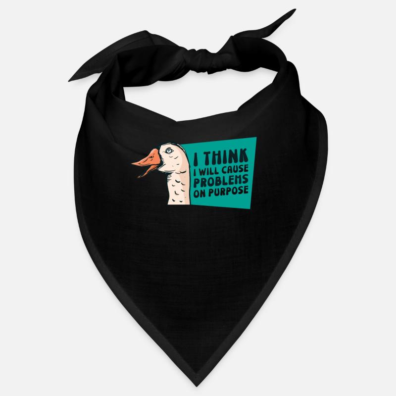 Gans Probleme Bauernhof Tier Cartoon Vogel Bandana