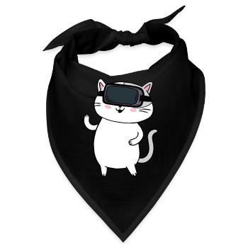 Virtual Reality VR Geschenk - Bandana - Schwarz - Vorne