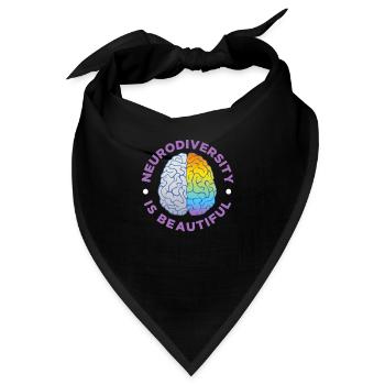 ADHS ADHD Aufmerksamkeit Defizit Geschenk - Bandana - Schwarz - Vorne