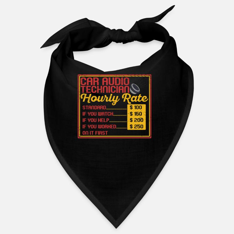 Car Audio Technician Car Stereo Fanatic Automobile Bandana
