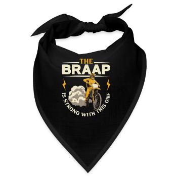 Dirt Bike Dirt Bike Riding Motocross Dirt Biking - Bandana - Schwarz - Vorne