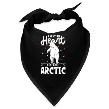 Polar Bear Global Warming Artic Seal hunting Ursus - Bandana - Schwarz - Vorne