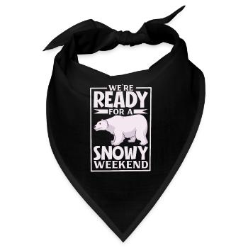 Polar Bear Global Warming Artic Seal hunting Ursus - Bandana - Schwarz - Vorne
