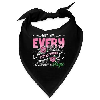 Wedding Planner Why Yes Every Little Thing Planner - Bandana - Schwarz - Vorne
