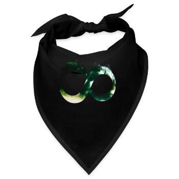 Forest for infinity - Bandana - Schwarz - Vorne