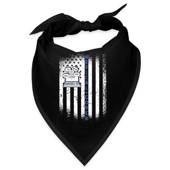 Medizinischer Assistent - Medizinischer Kodierer - Bandana - Schwarz - Vorne