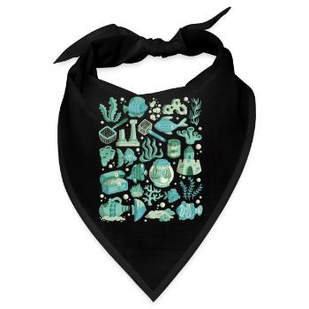 Aquarium - Bandana - Schwarz - Vorne