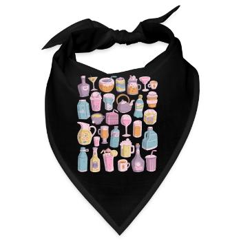 Getränke - Bandana - Schwarz - Vorne