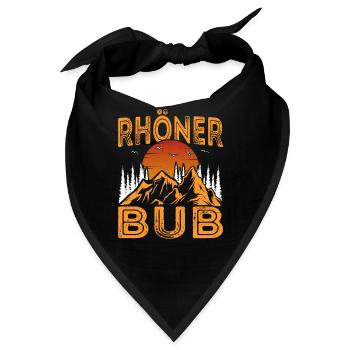 Region Rhön Rhöner Bub - Bandana - Schwarz - Vorne