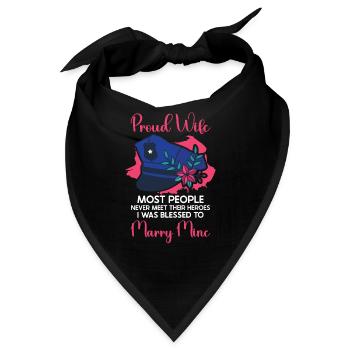 Police Cop Officer Police Office - Bandana - Schwarz - Vorne