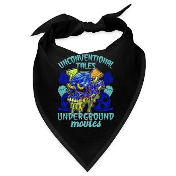 Underground Film, Independent Cinema, Horror - Bandana - Schwarz - Vorne