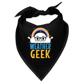 Weather Geek - Bandana - Schwarz - Vorne