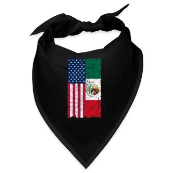Mexiko - Bandana - Schwarz - Vorne