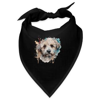 Bolonka Zwetna - Bandana - Schwarz - Vorne