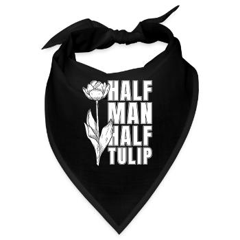 Tulpen Tulpen - Bandana - Schwarz - Vorne