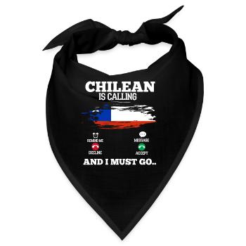 Chile - Bandana - Schwarz - Vorne