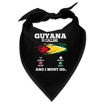 Guyana - Bandana - Schwarz - Vorne