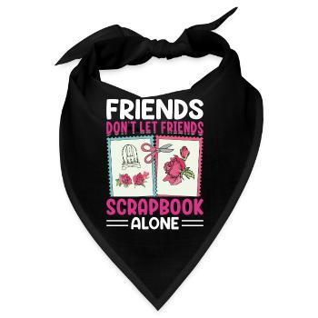Scrapbooking Scrapbooker - Bandana - Schwarz - Vorne