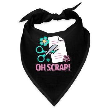 Scrapbooking Scrapbooker - Bandana - Schwarz - Vorne
