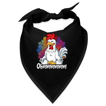 Yoga Ohmmm Namaste - Bandana - Schwarz - Vorne
