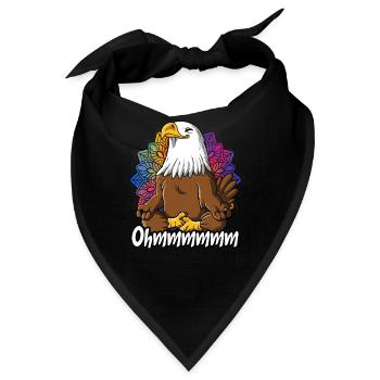 Yoga Ohmmm Namaste - Bandana - Schwarz - Vorne