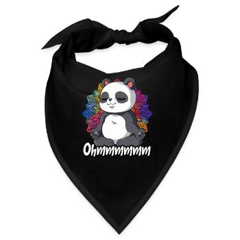 Yoga Ohmmm Namaste - Bandana - Schwarz - Vorne