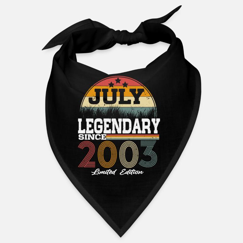 Legends were born in July 2003 Bandana
