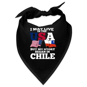 Chile - Bandana - Schwarz - Vorne