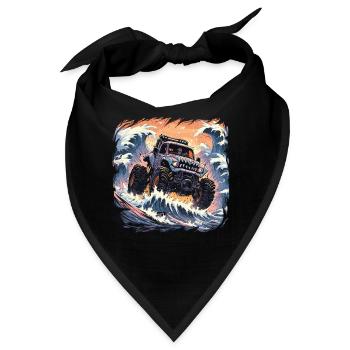 Monstertruck - Bandana - Schwarz - Vorne