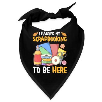 Scrapbooker - Bandana - Schwarz - Vorne