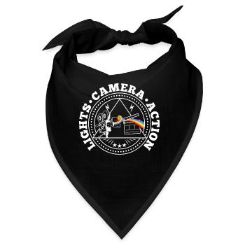 Lights camera action - Bandana - Schwarz - Vorne