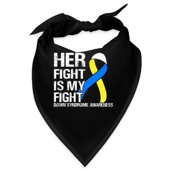 Down Syndrome Awareness - Bandana - Schwarz - Vorne