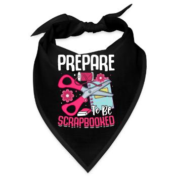Scrapbooking Scrapbooker - Bandana - Schwarz - Vorne