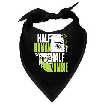 Zombie Halloween Cool - Bandana - Schwarz - Vorne