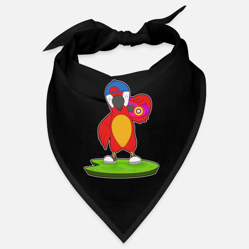 Parrot Ghetto Blaster Music Bandana