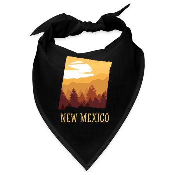 New Mexico - Bandana - Schwarz - Vorne