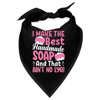 Seifenherstellung Seifenhersteller Soapologist - Bandana - Schwarz - Vorne