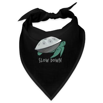 Handpan Turtle Handpan spielen - Bandana - Schwarz - Vorne