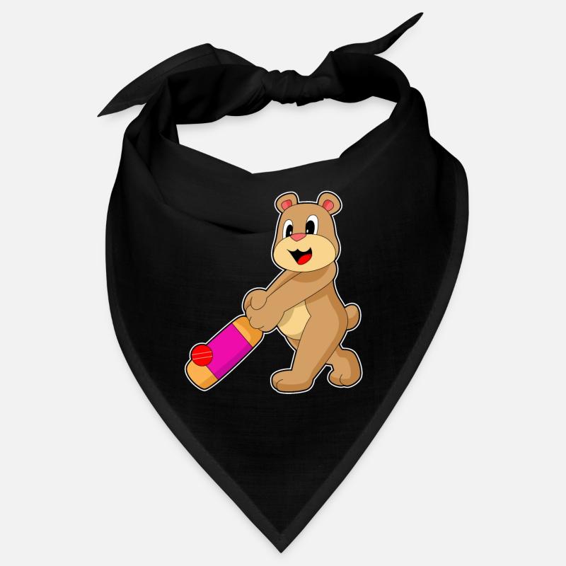 Bear Cricket Cricket Bats Bandana