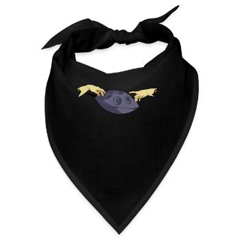 Handpan Spieler Handpan - Bandana - Schwarz - Vorne