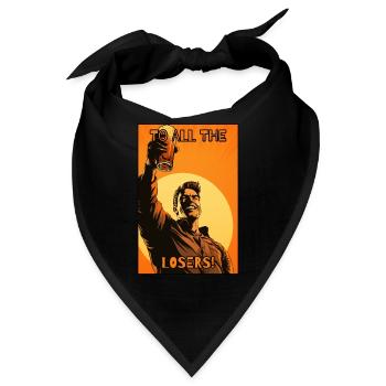 Ein Hoch auf alle Verlierer - Bandana - Schwarz - Vorne