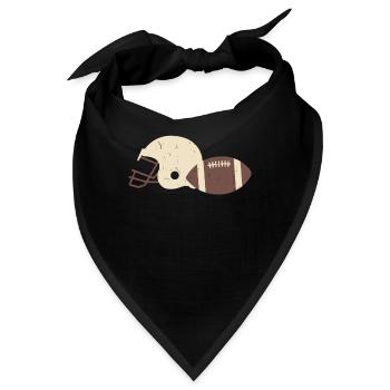Fußball Kopfbedeckung Fußball Ballbedeckung - Bandana - Schwarz - Vorne
