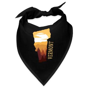 vermont - Bandana - Schwarz - Vorne