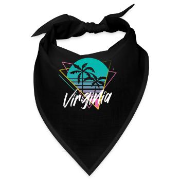 Virginia - Bandana - Schwarz - Vorne