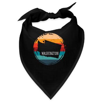 Washington - Bandana - Schwarz - Vorne