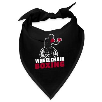 Boxen Boxer Rollstuhl - Bandana - Schwarz - Vorne