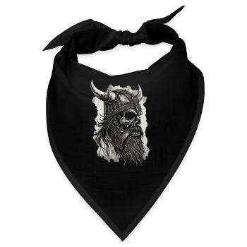 Wikinger Heidnischer Nordmann Heidnischer Wikinger - Bandana - Schwarz - Vorne