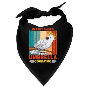 Kakadus Happily owned by an Umbrella Cockatoo - Bandana - Schwarz - Vorne
