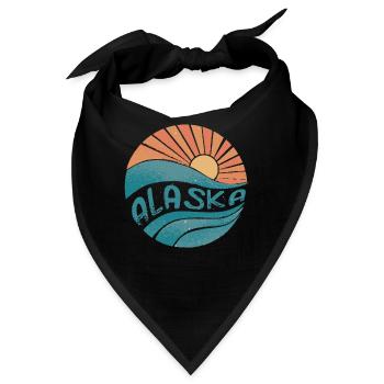 alaska - Bandana - Schwarz - Vorne